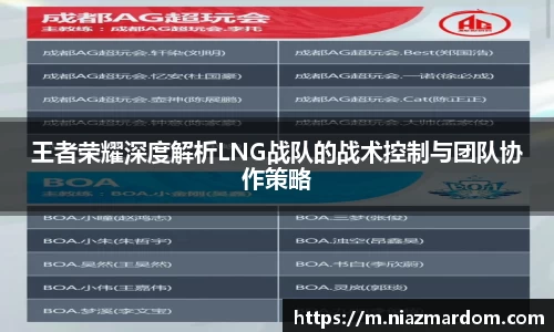 王者荣耀深度解析LNG战队的战术控制与团队协作策略