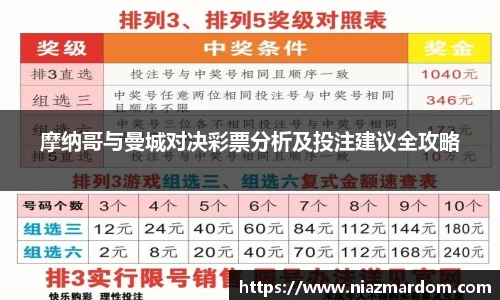 摩纳哥与曼城对决彩票分析及投注建议全攻略